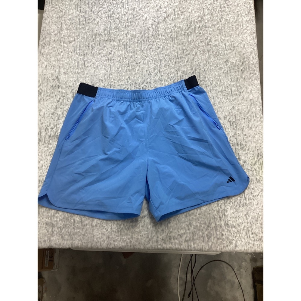 Adidas Mens Axis Woven 4.0 Shorts Blue Burst 7 Inch Inseam JE8278 2XL